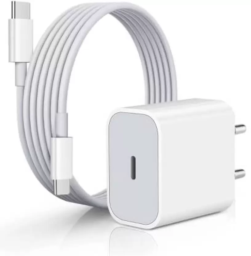 20 W 3 A Mobile Charger with Detachable Cable  (White, Cable Included)